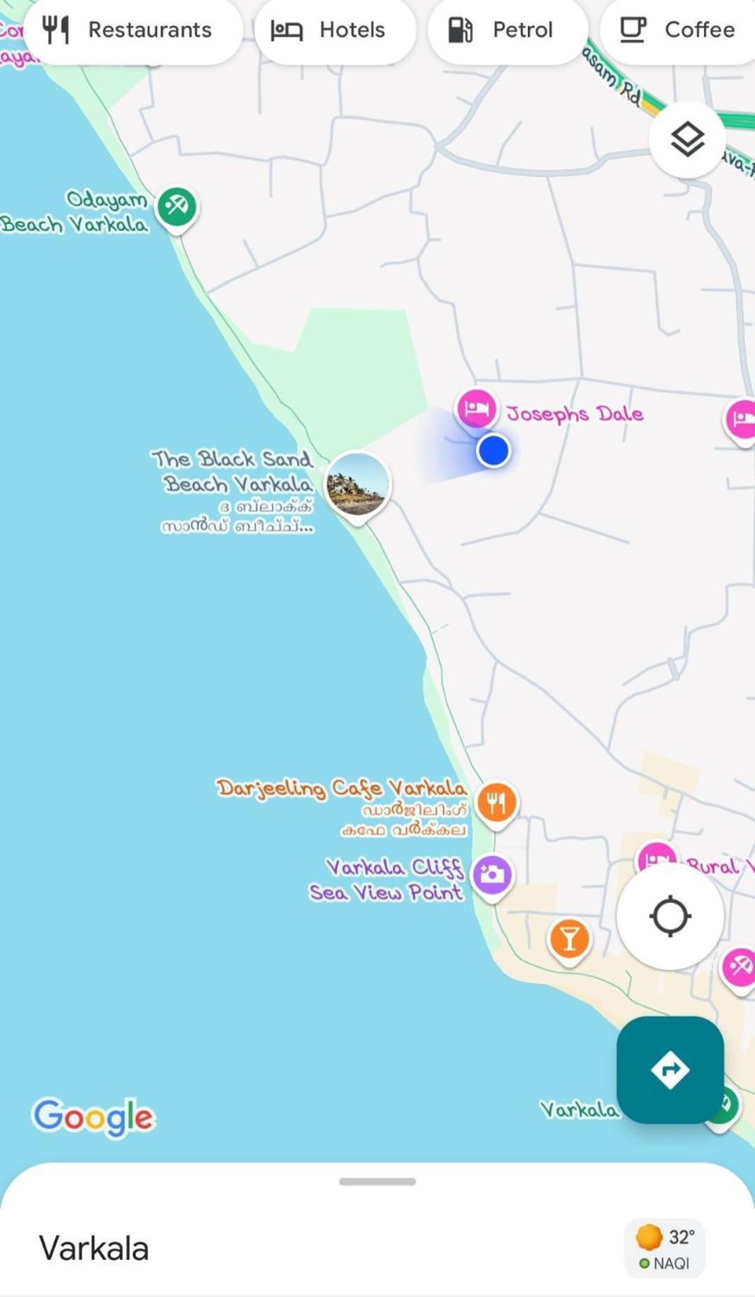 Joseph Dale Homestay Varkala Kültér fotó